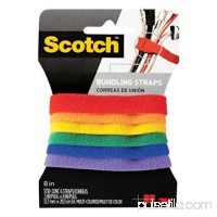 108-5630 3MScotch Bundling Straps - 1/2" x 8" - 6 Pack - Multi Color   